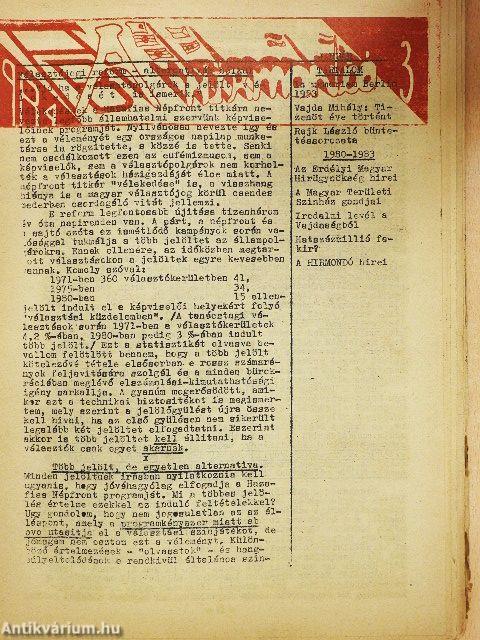 A Hírmondó 1984. január