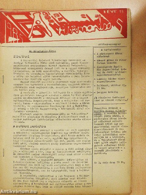 A Hírmondó 1985. október-november