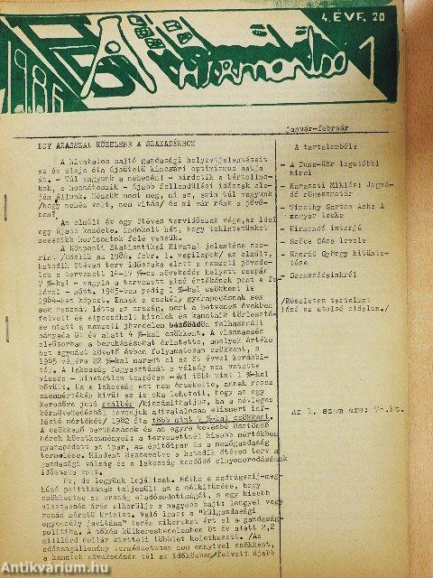 A Hírmondó 1986. január-február