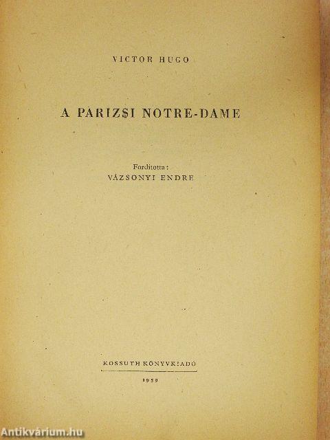 A párizsi Notre-Dame