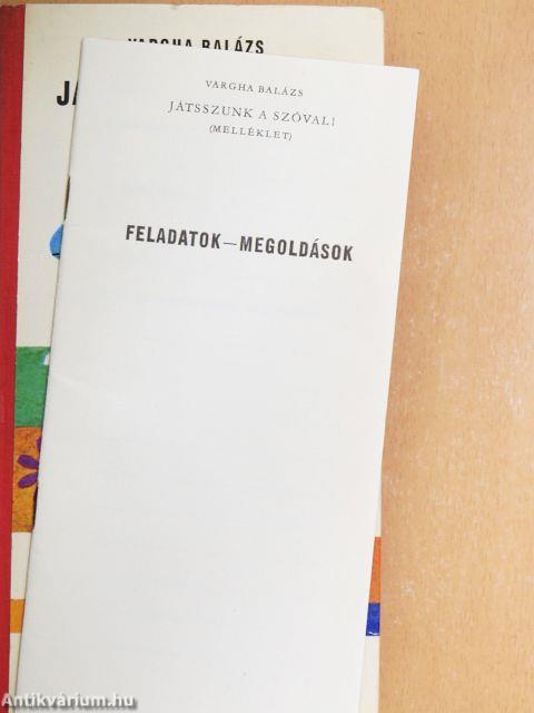Játsszunk a szóval!