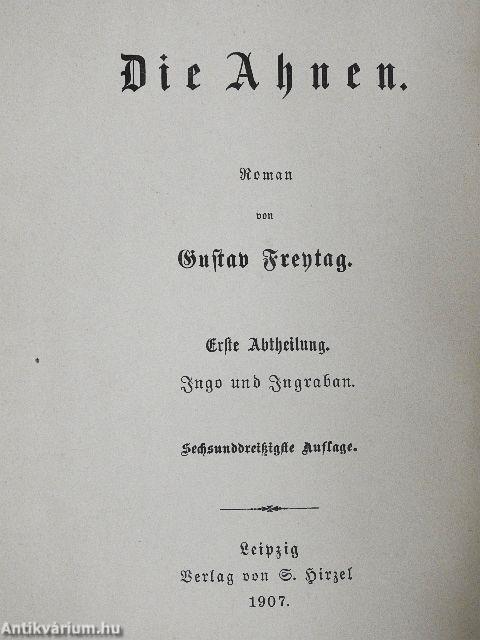 Die Ahnen I-VI. (gótbetűs)