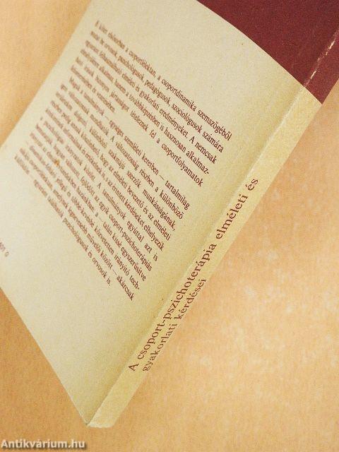 A csoport-pszichoterápia elméleti és gyakorlati kérdései