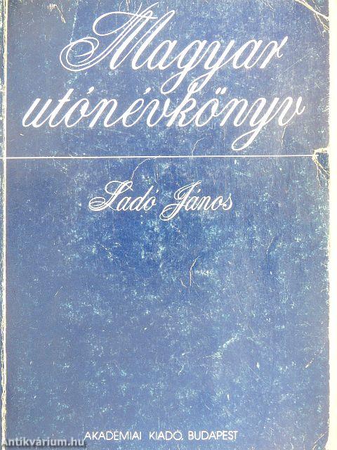 Magyar utónévkönyv
