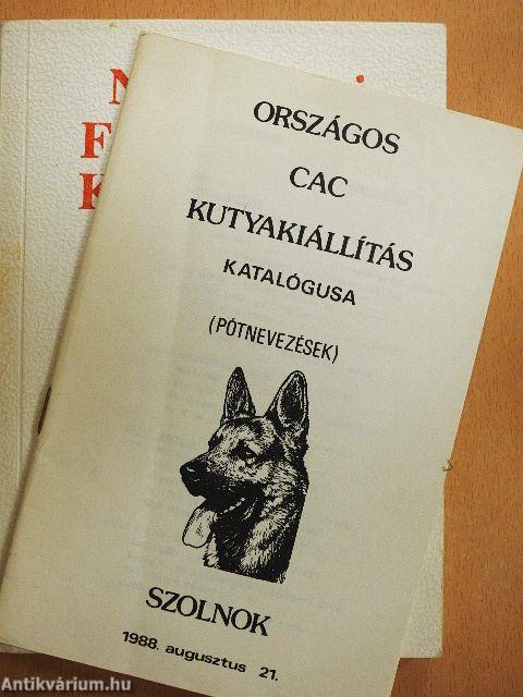 Nemzetközi F. C. I. CACIB Kutyakiállítás 1989. augusztus 5-6.