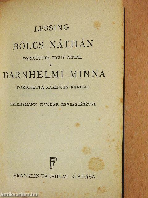 Bölcs Náthán/Barnhelmi Minna