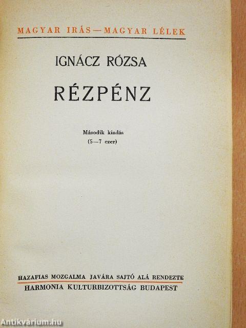 Rézpénz I-II.