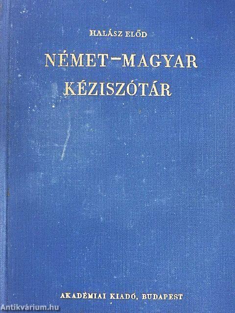 Német-magyar kéziszótár
