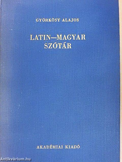 Latin-magyar szótár