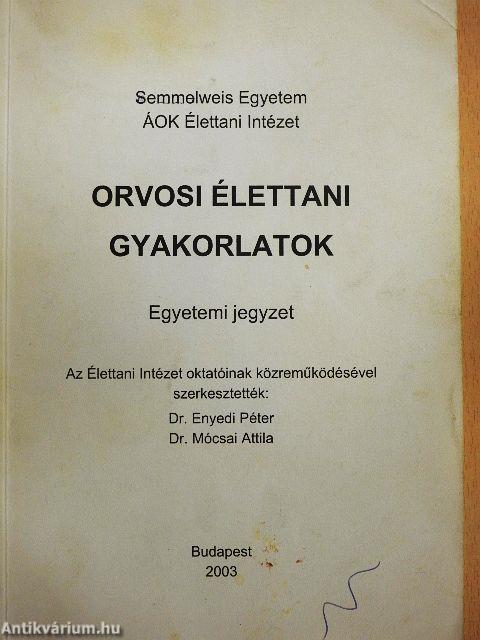 Orvosi élettani gyakorlatok