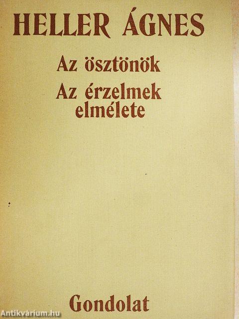 Az ösztönök/Az érzelmek elmélete