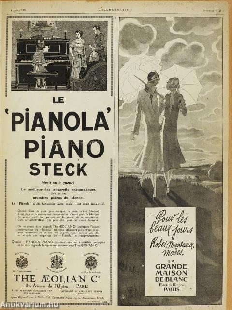 L'Illustration 1925. (nem teljes évfolyam)