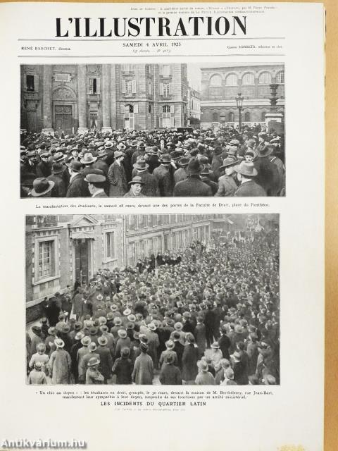 L'Illustration 1925. (nem teljes évfolyam)