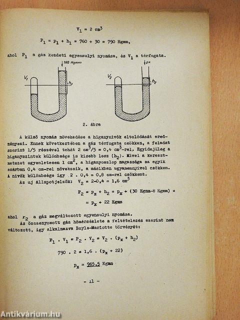 Általános kémiai példatár