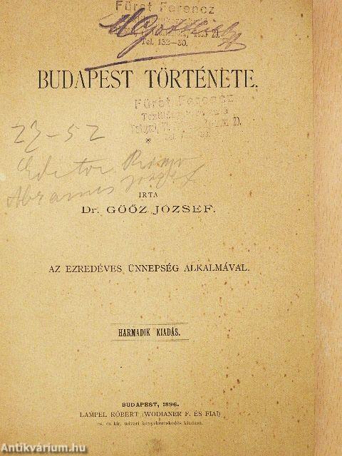 Budapest Története