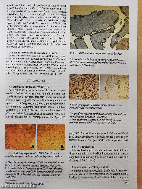 Magyar Nőorvosok Lapja 2009/1-6.