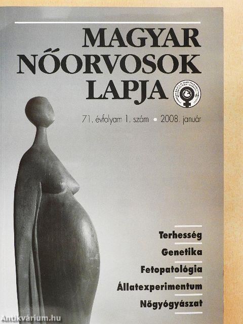 Magyar Nőorvosok Lapja 2008/1-6.