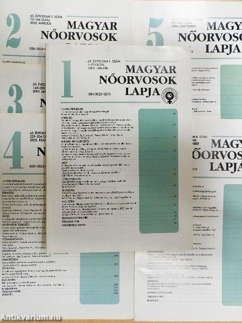 Magyar Nőorvosok Lapja 2002/1-6.