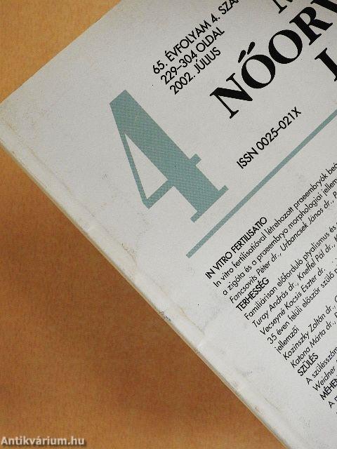 Magyar Nőorvosok Lapja 2002/1-6.