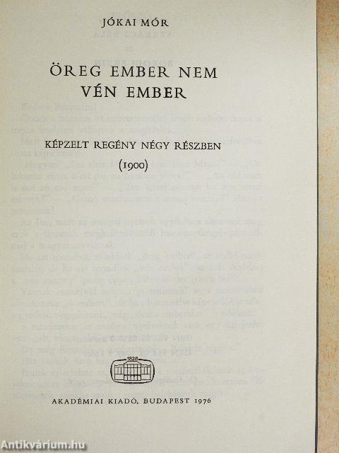 Öreg ember nem vén ember