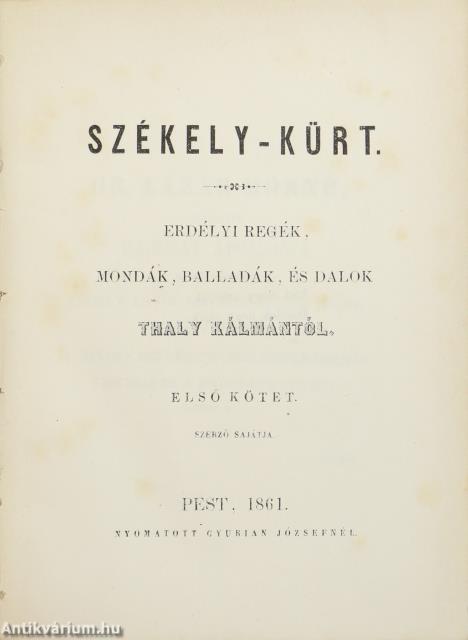 Székely-kürt I.