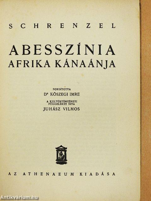Abesszínia, Afrika Kánaánja