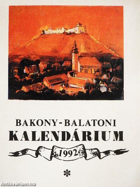 Bakony-Balatoni Kalendárium 1992