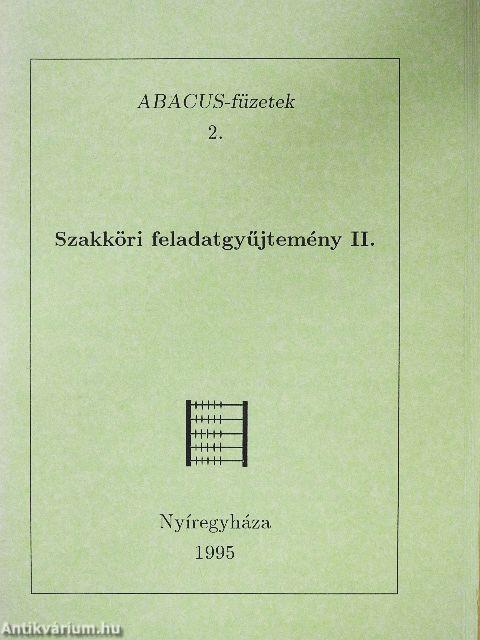 Szakköri feladatgyűjtemény II.