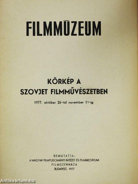 Körkép a szovjet filmművészetben