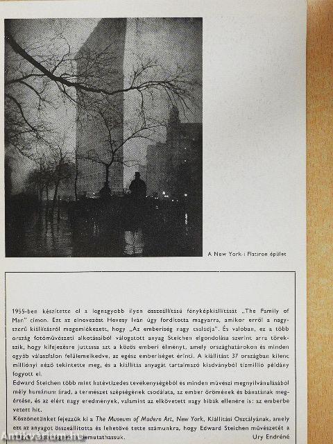 Edward Steichen fotóművész kiállítása a Műcsarnokban