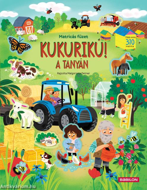 KUKURIKÚ! A TANYÁN - Matricás füzet