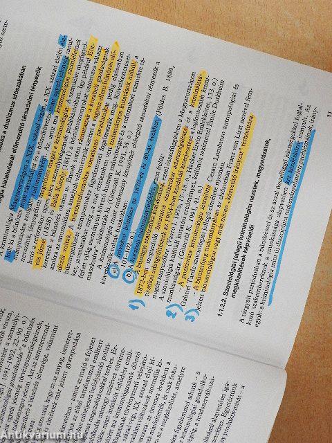 Kriminológiai ismeretek 