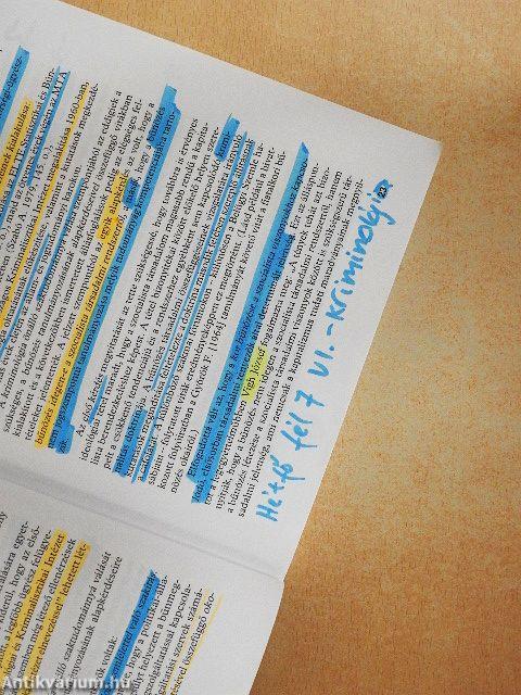 Kriminológiai ismeretek 