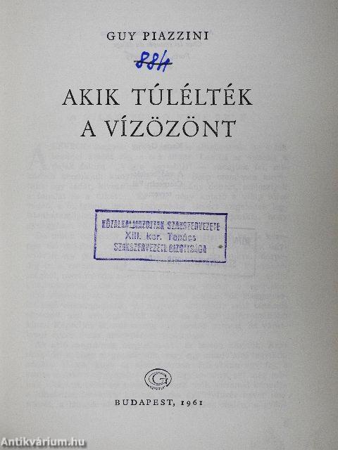 Akik túlélték a vízözönt