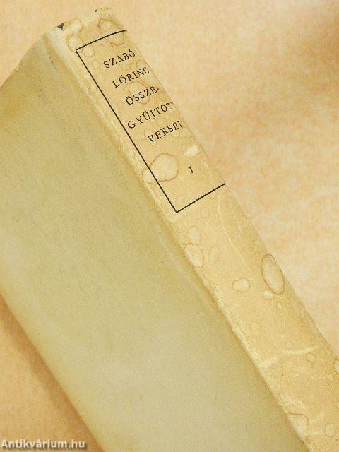 Szabó Lőrinc összegyűjtött versei I-II.