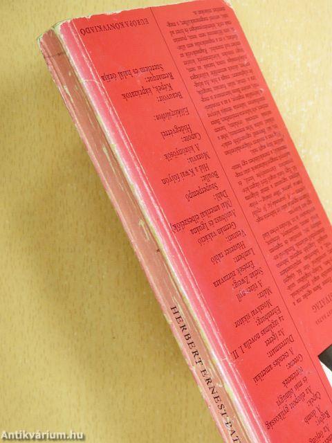 "85 kötet az Európa Zsebkönyvek sorozatból (nem teljes sorozat)"