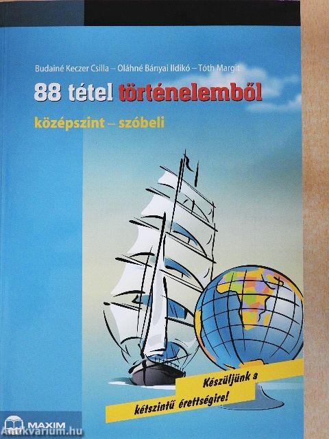 88 tétel történelemből