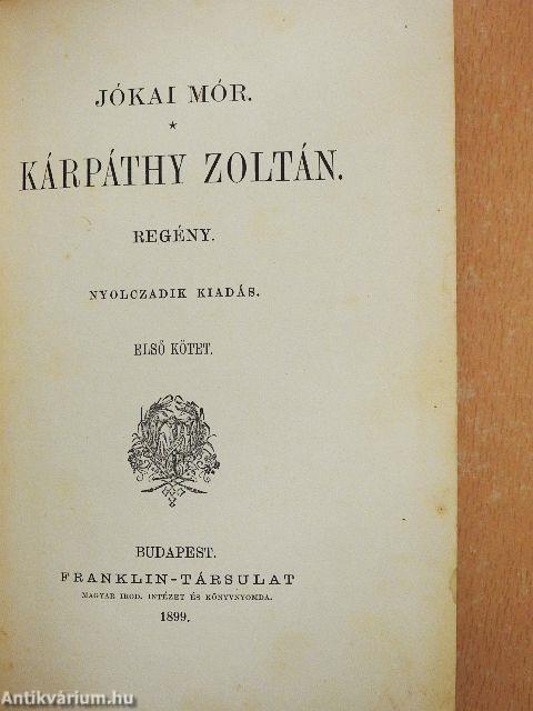 Kárpáthy Zoltán I-III.