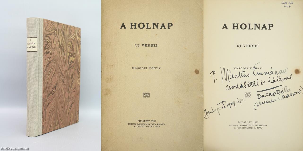 A holnap (dedikált példány)