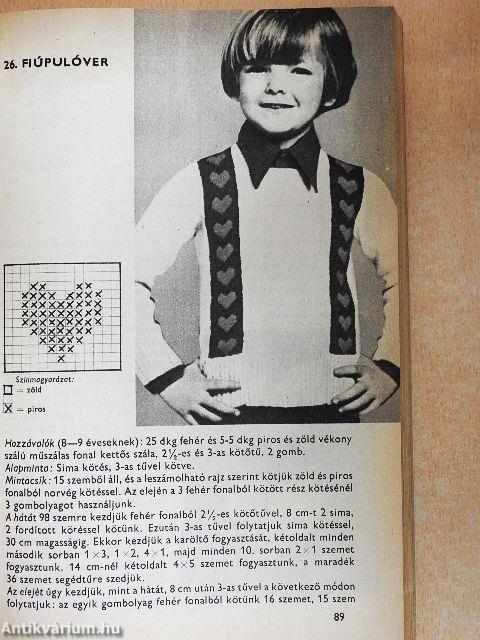 Kötés-horgolás 1977