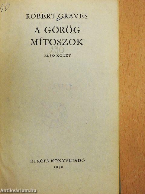 A görög mítoszok I-II.