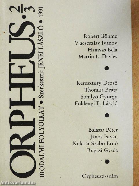 Orpheus 1991/2-3