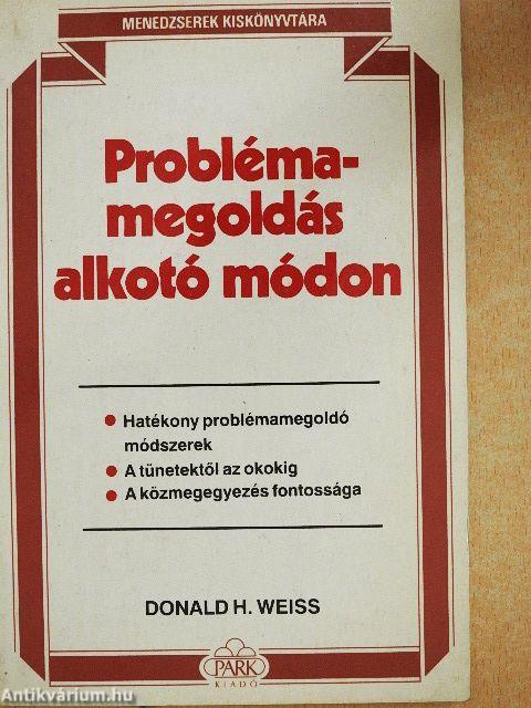 Problémamegoldás alkotó módon