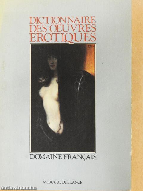 Dictionnaire des oeuvres érotiques