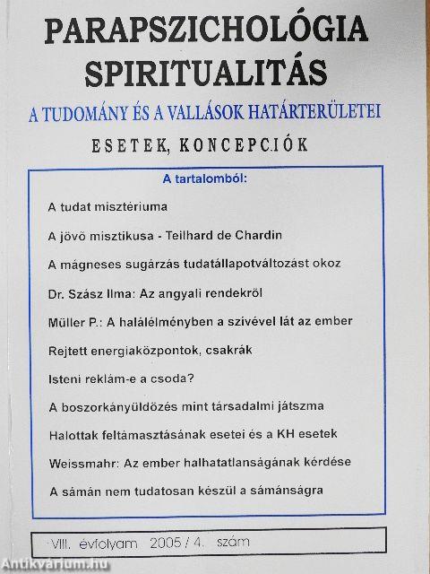 Parapszichológia-Spiritualitás 2005/4.
