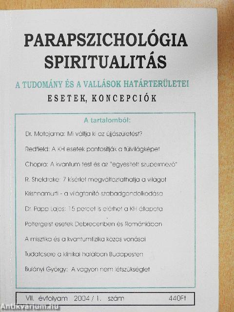 Parapszichológia-Spiritualitás 2004/1.