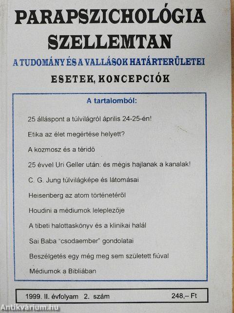 Parapszichológia-Szellemtan 1999/2.