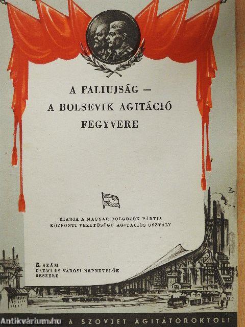 A faliujság - a bolsevik agitáció fegyvere