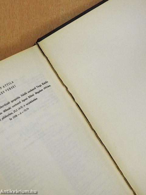 József Attila összes versei