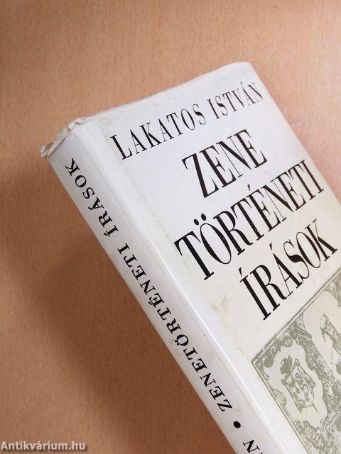 Zenetörténeti írások